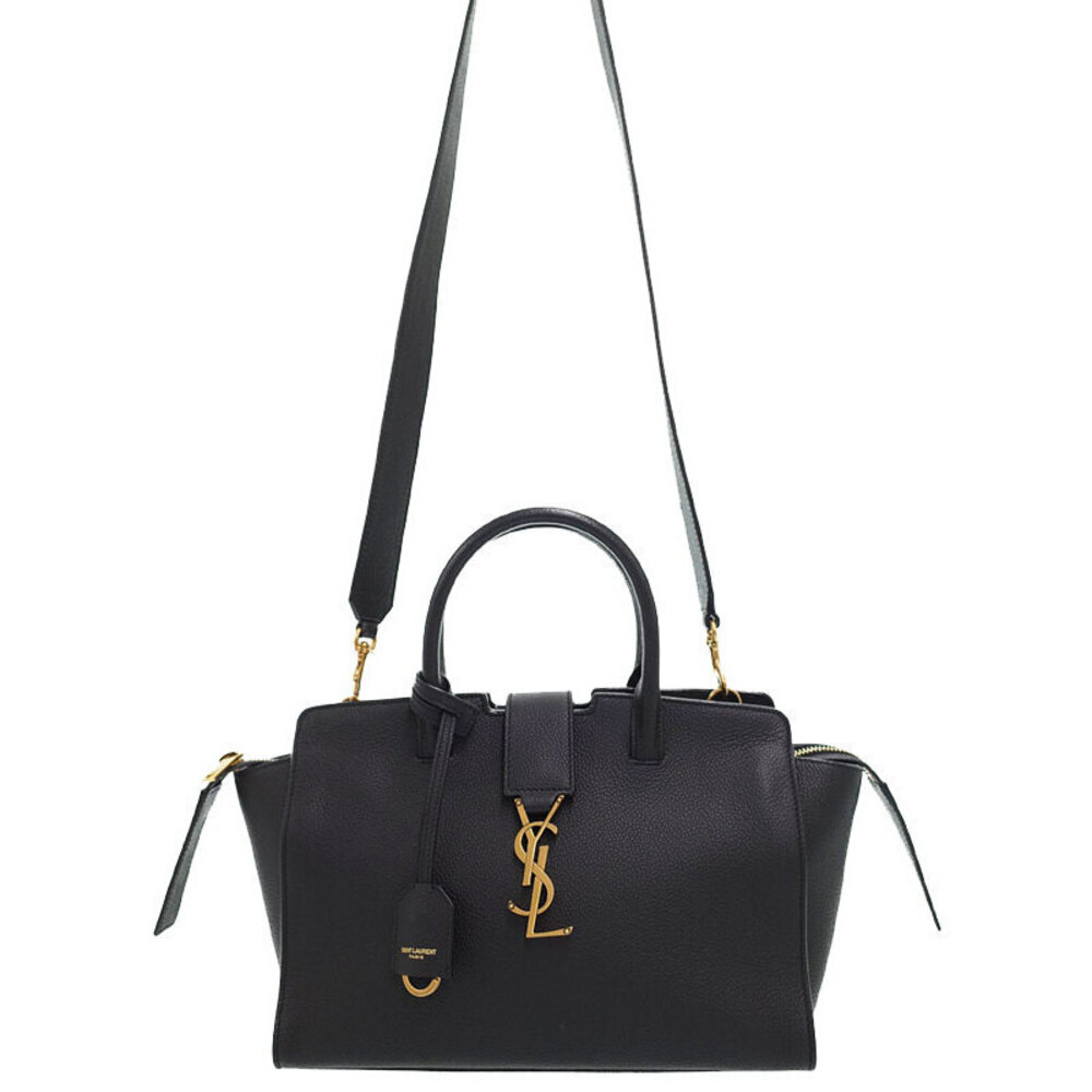 Saint Laurent Downtown YSL leather top handle 2way Crossbody bag